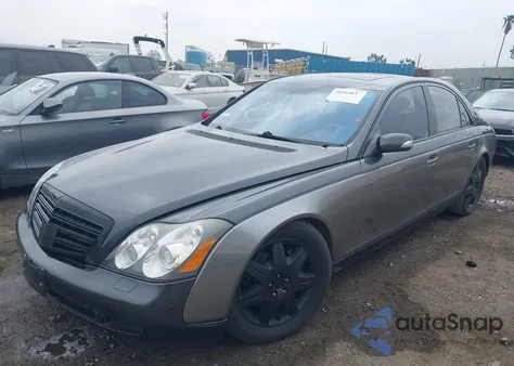 2004 Maybach 57 из США, поврежденный, VIN WDBVF78J64A000495